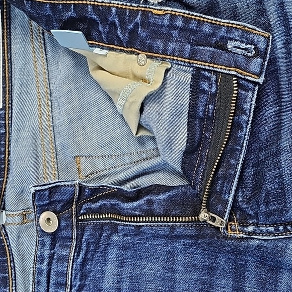 Rag & Bone Dre Low Rise Slim Boyfriend Distressed Destructed Jean in Harper Wash - Picture 8 of 16